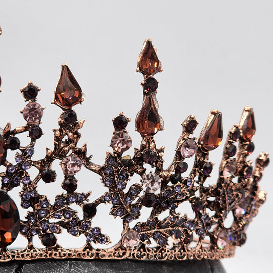 Tiara / Crown - Purple and Gold