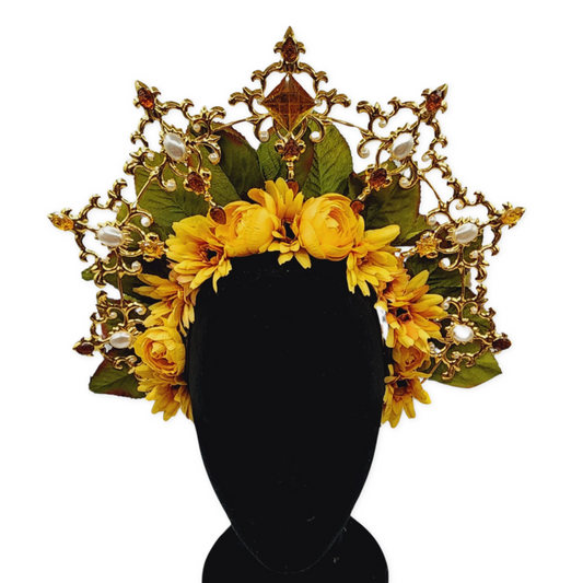 Sunflower Headdress