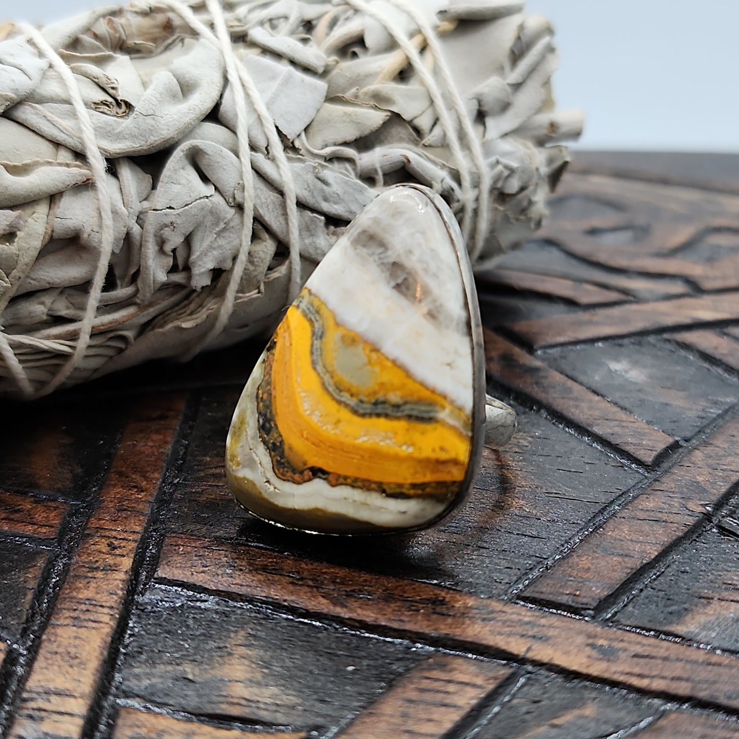 Bumblebee Jasper Ring