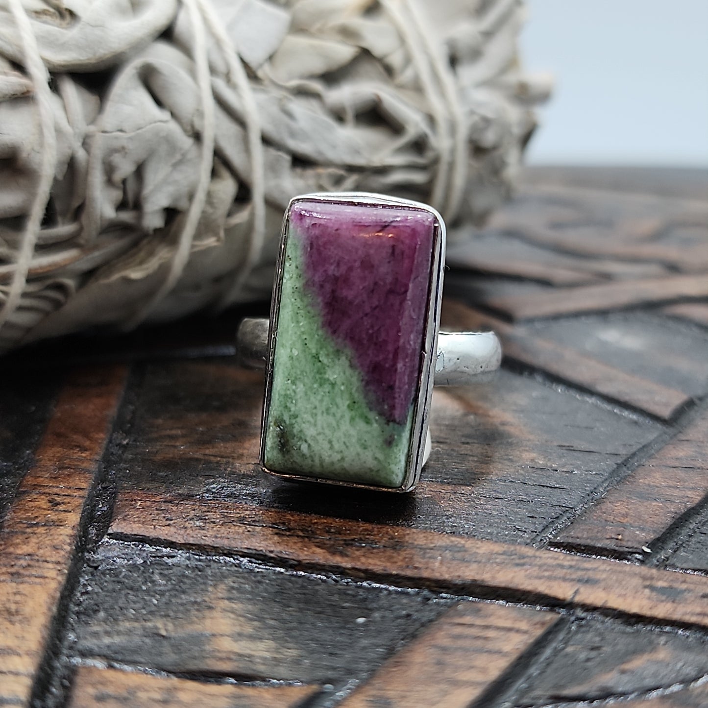 Rubt Zoisite Ring