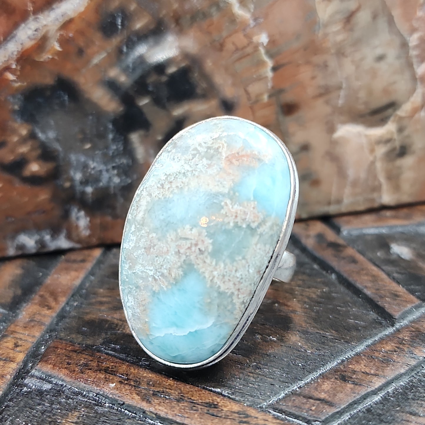 Larimar Ring