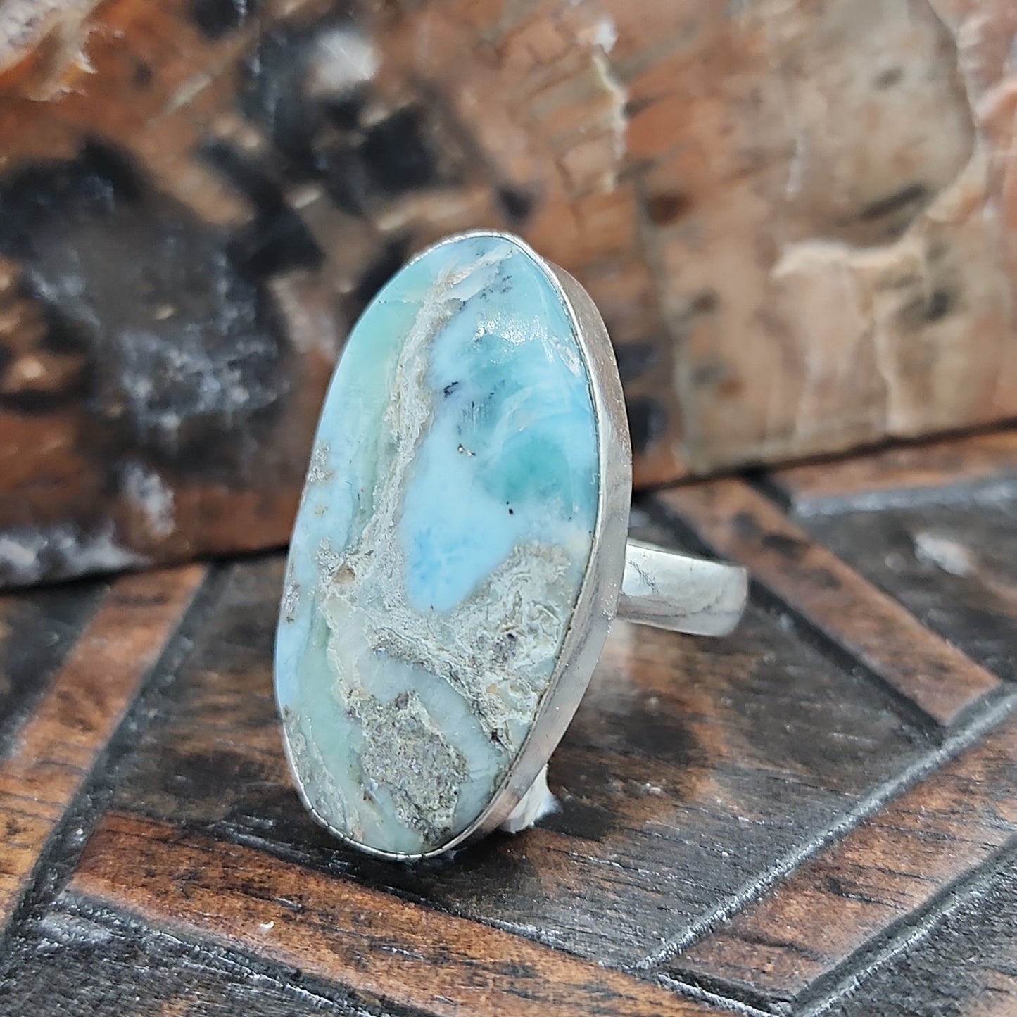 Larimar Ring