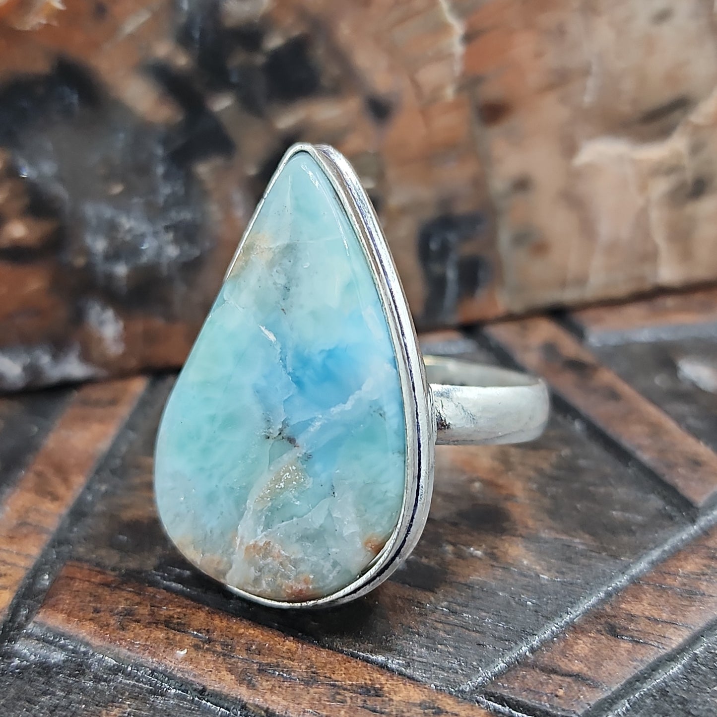 Larimar Ring