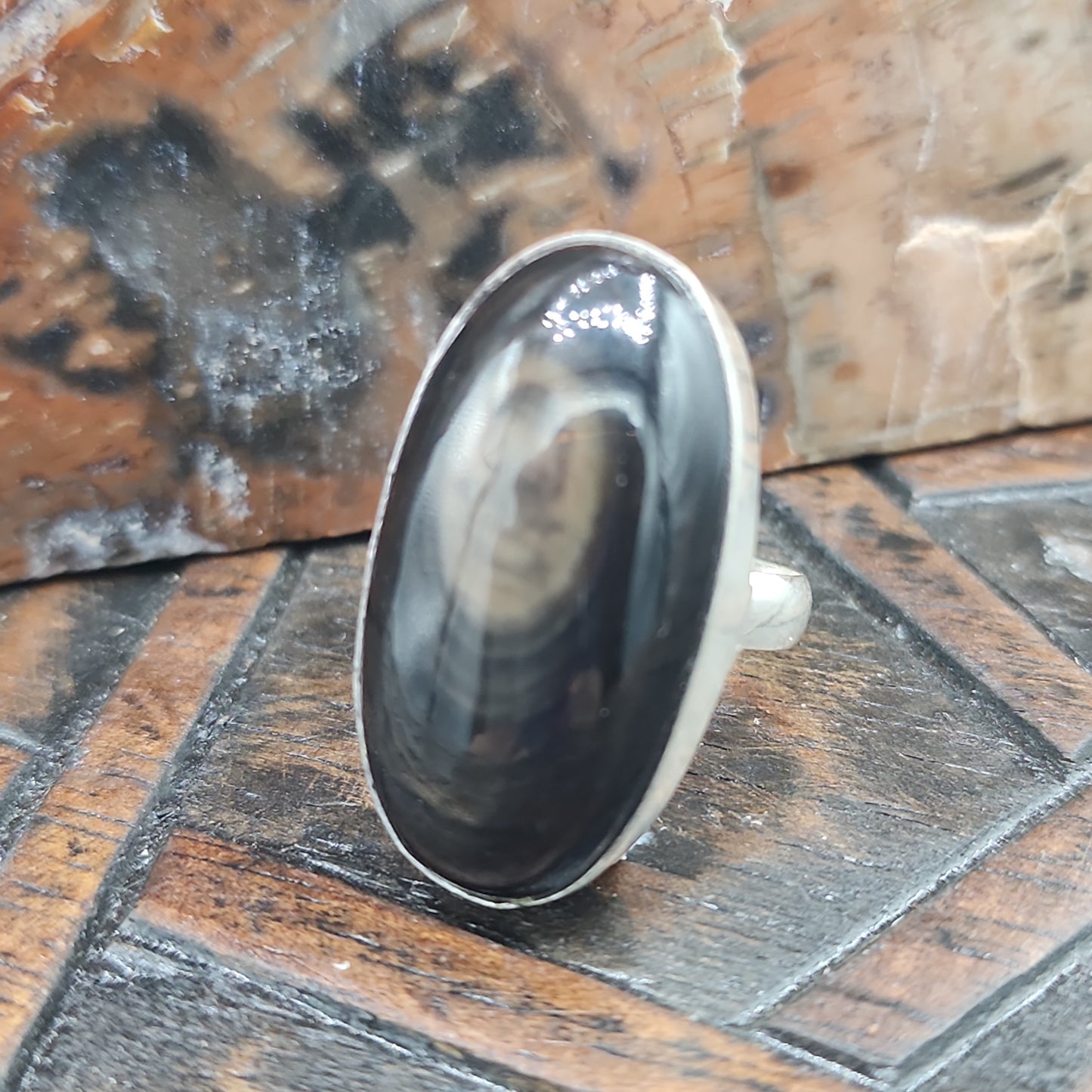 Hypersthene Ring
