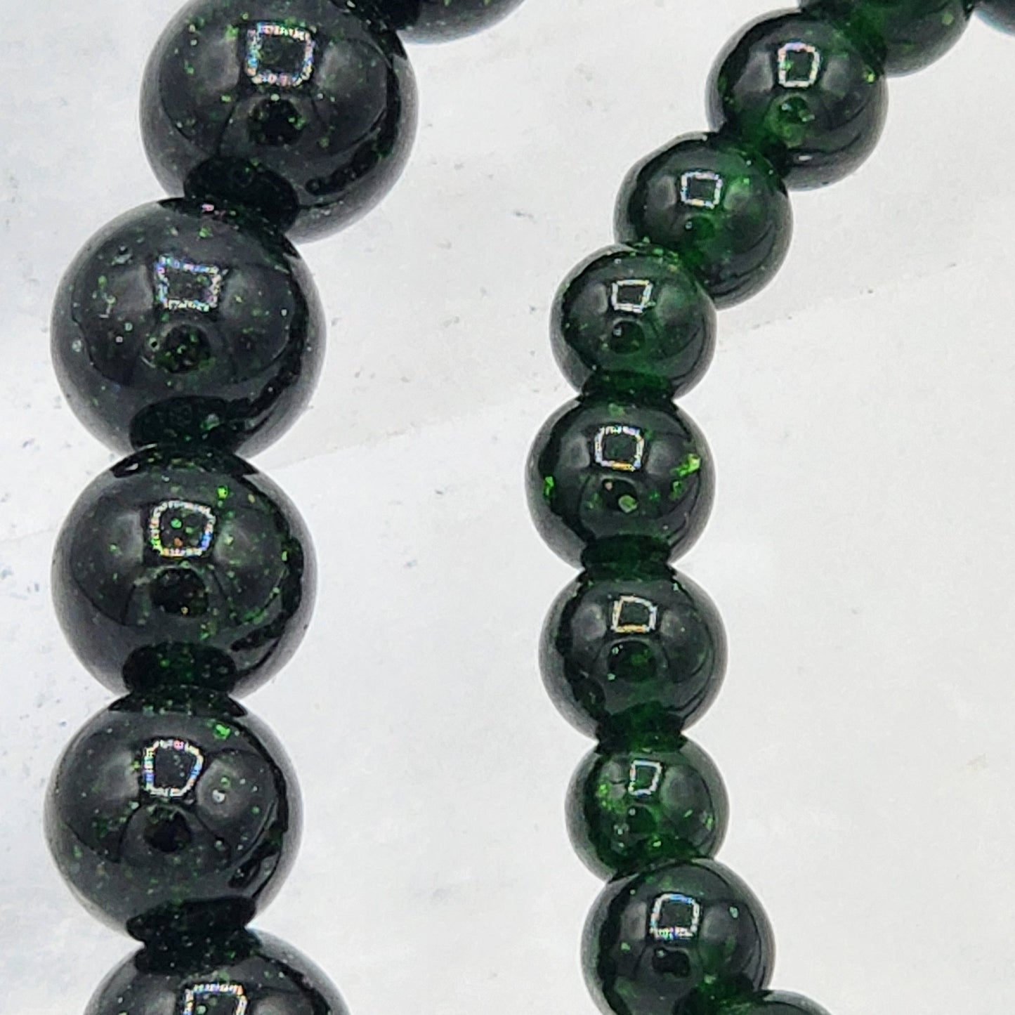Green Sandstone Beaded Bracelet