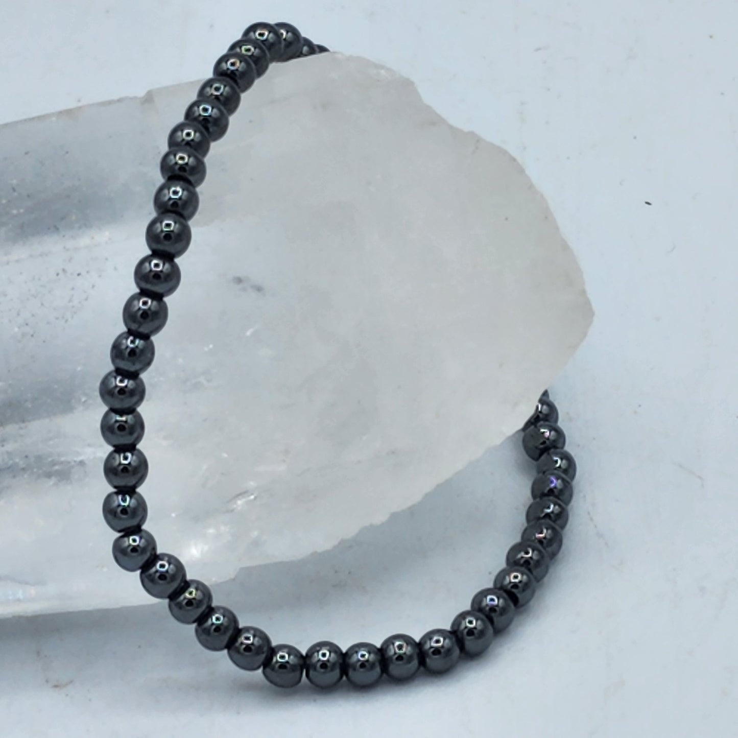 Hematite Beaded Bracelet