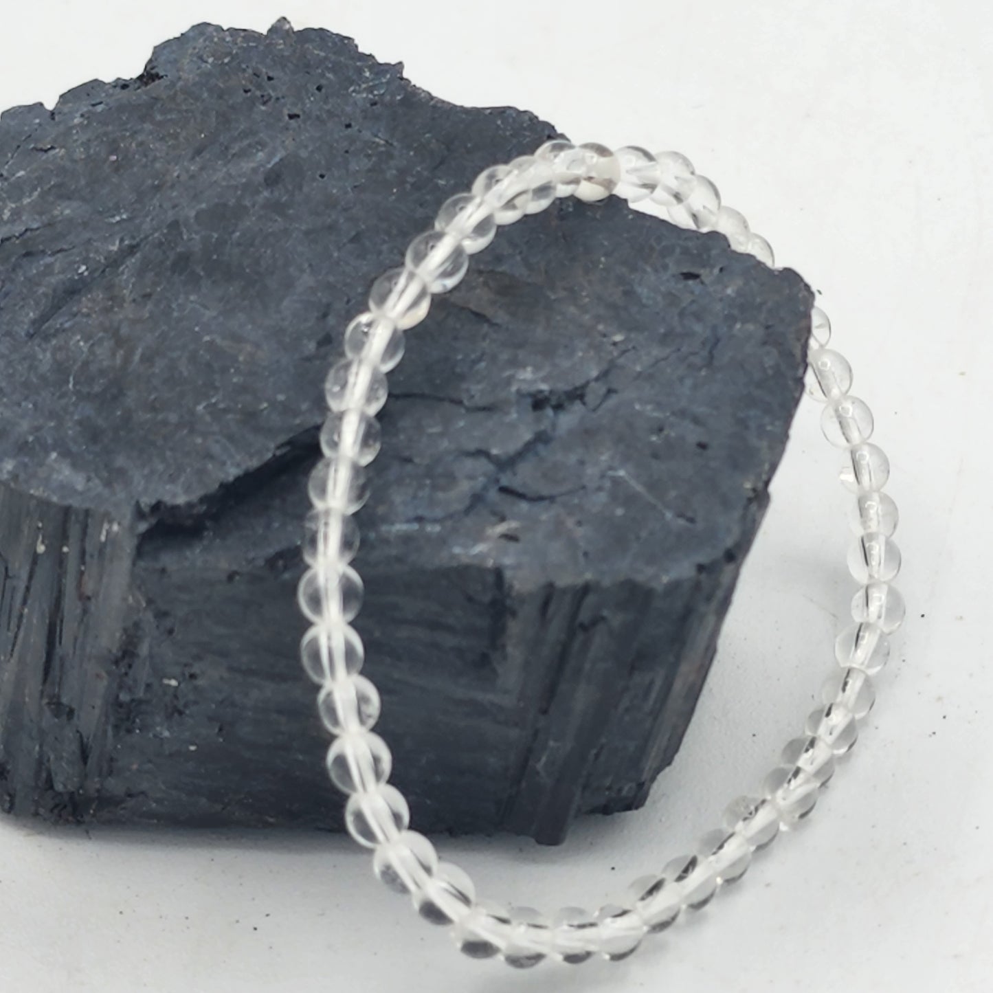 Clear Quartz Beaded Bracelet