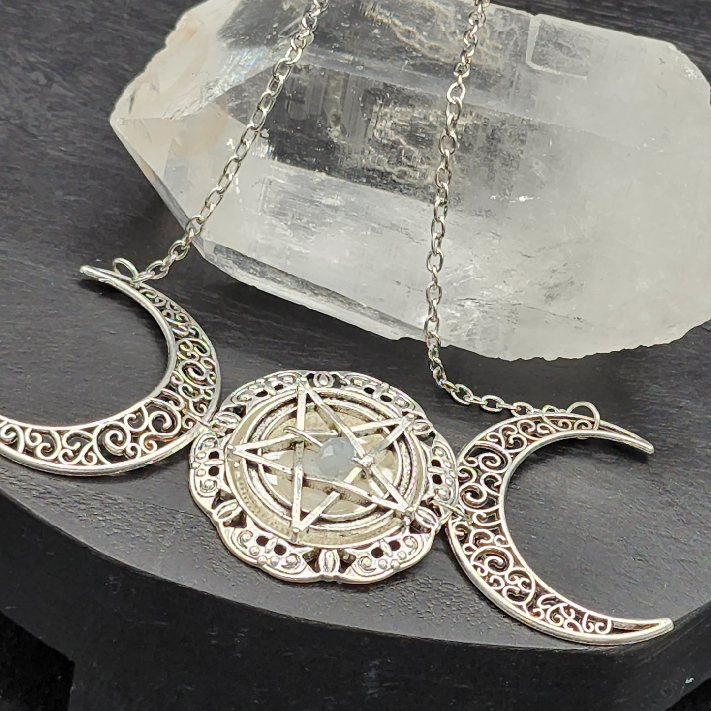 Triple Moon Necklace