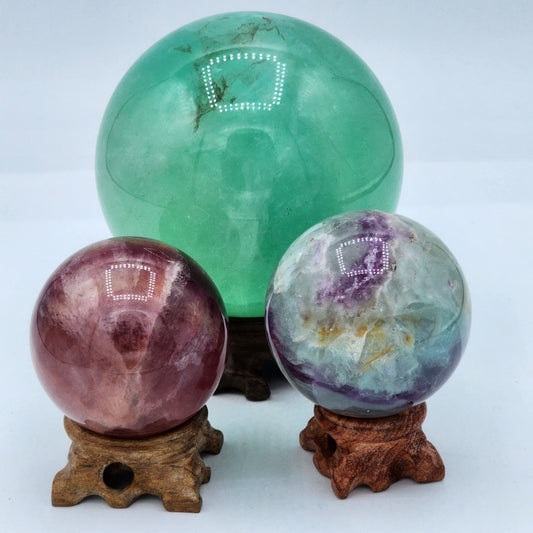 Fluorite Crystal Sphere