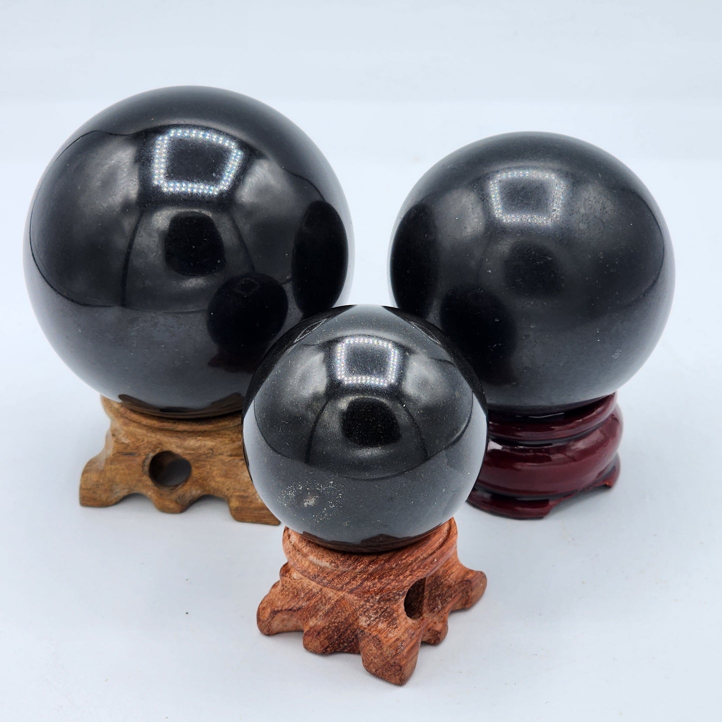 Obsidian Crystal Sphere