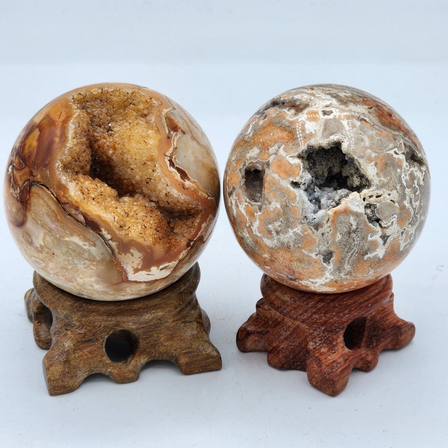 Crazy Lace Crystal Sphere