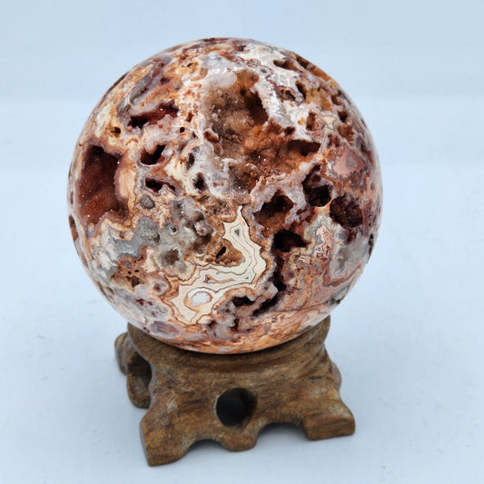 Crazy Lace Crystal Sphere