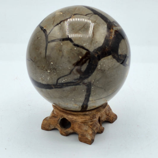 Septarian Crystal Sphere
