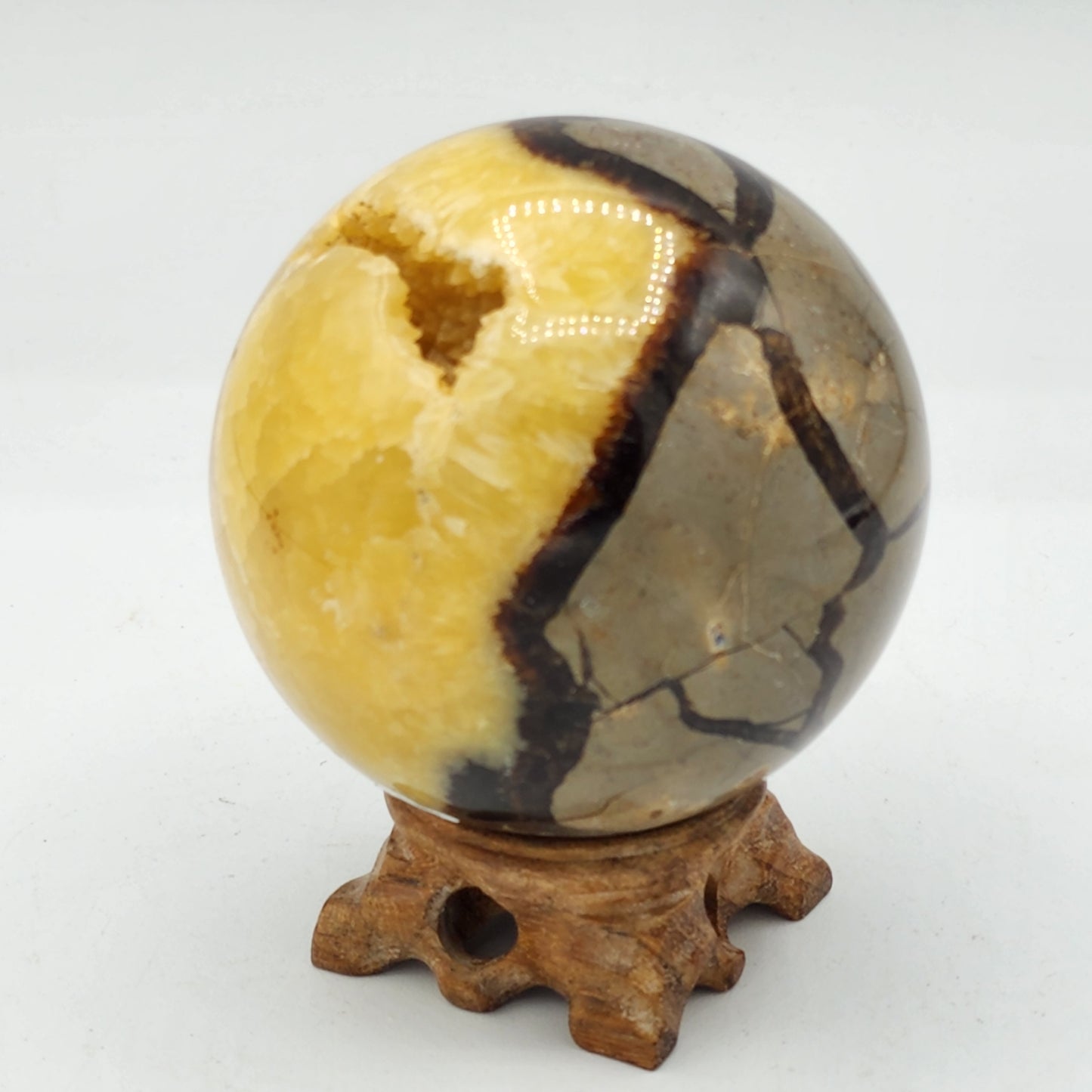 Septarian Crystal Sphere