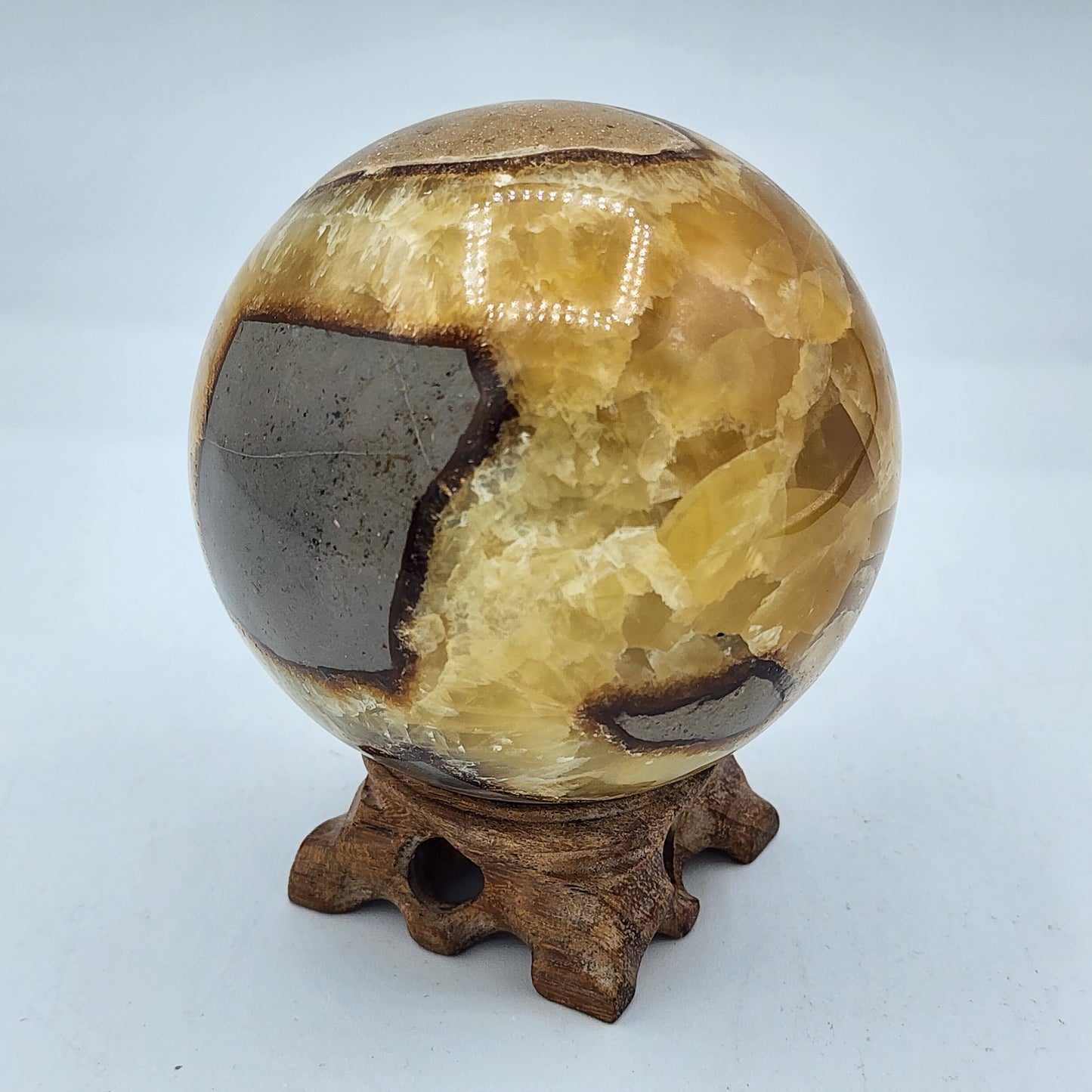 Septarian Crystal Sphere