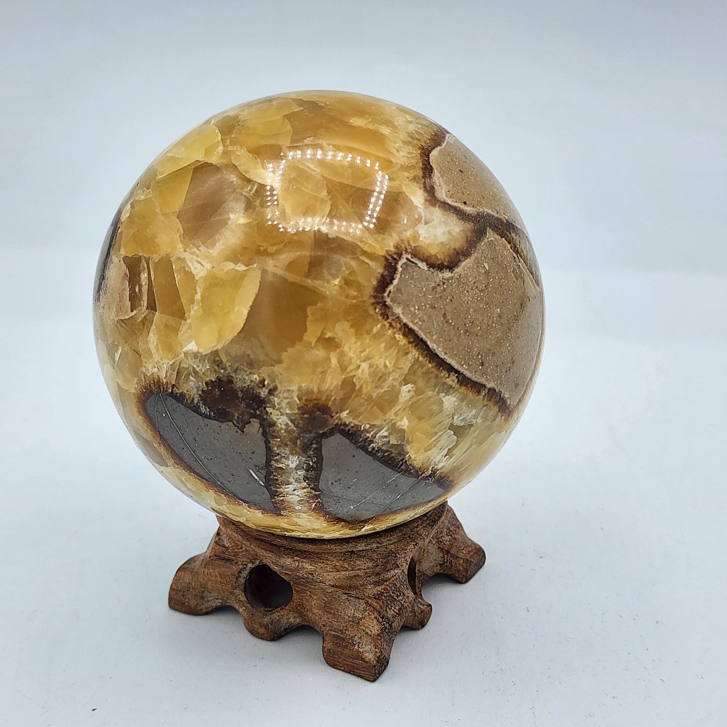 Septarian Crystal Sphere