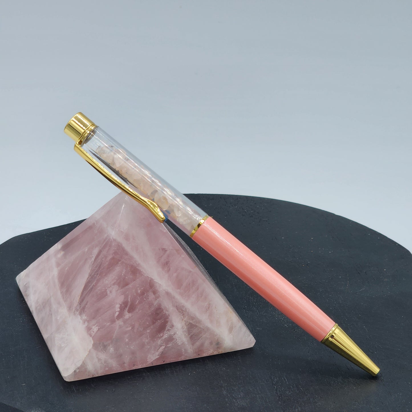 Rose Quartz Crystal Pen