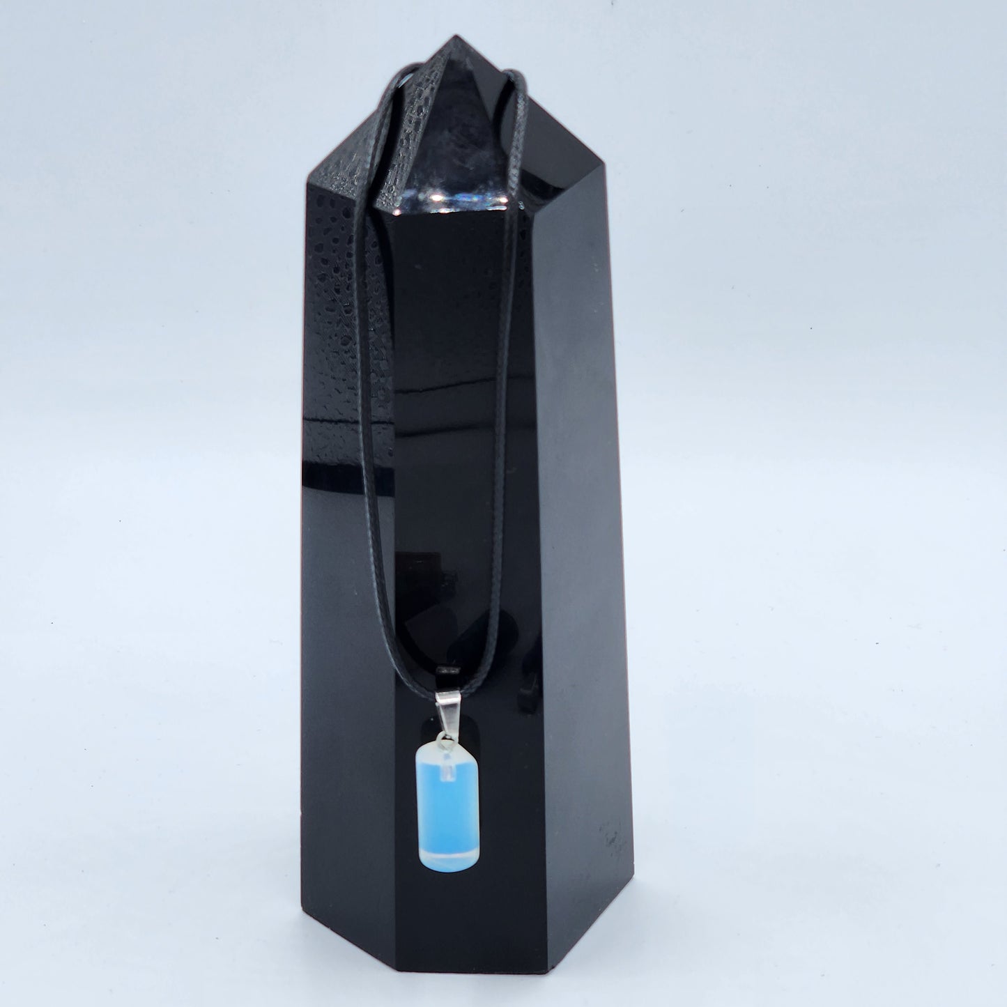 Crystal Cylinder Pendant