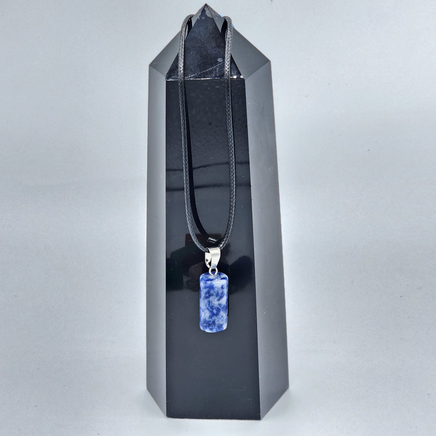 Crystal Cylinder Pendant