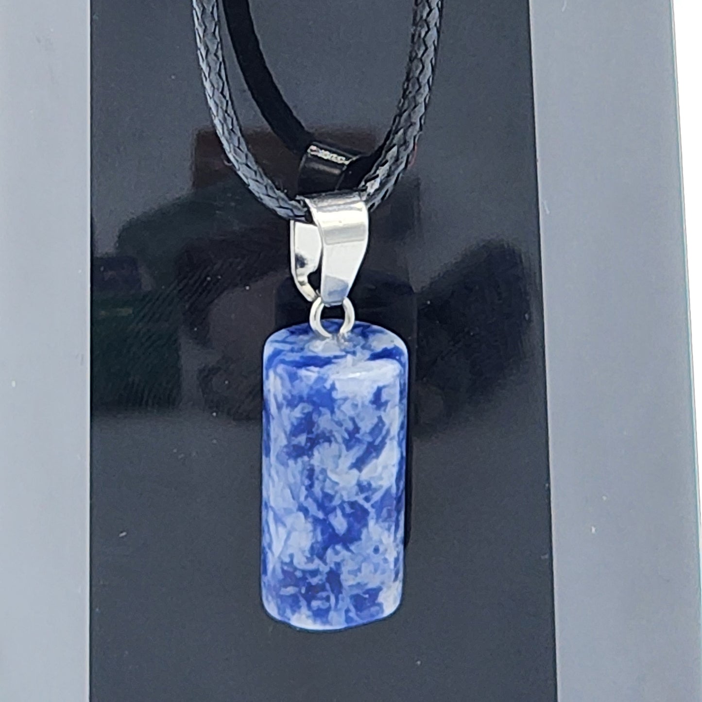 Crystal Cylinder Pendant