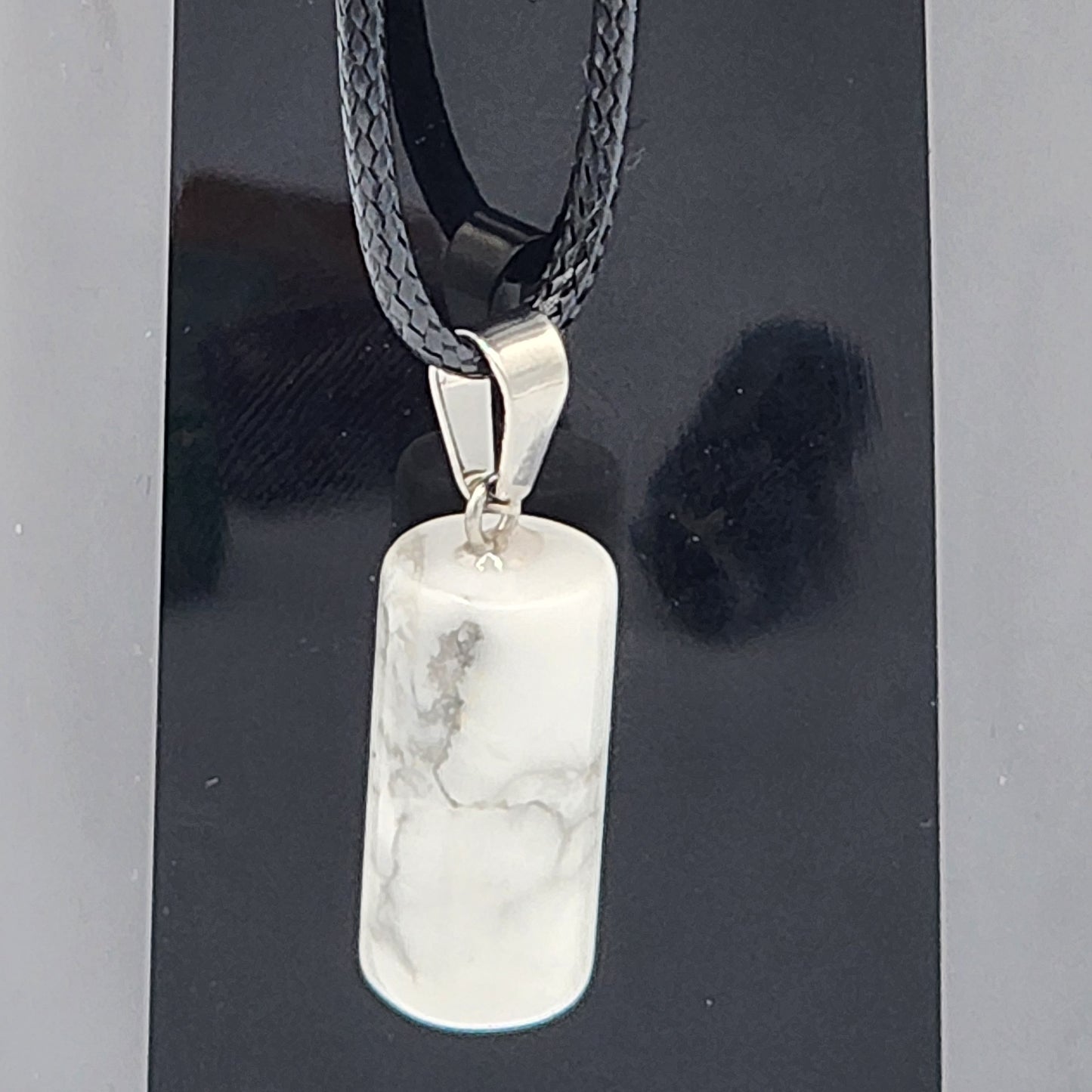 Crystal Cylinder Pendant