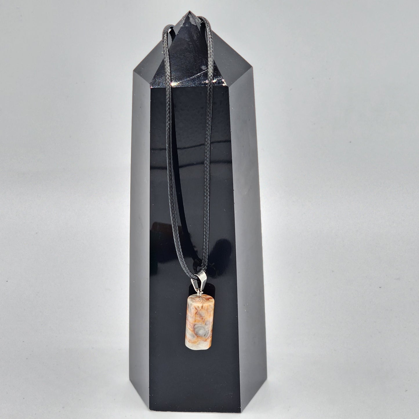 Crystal Cylinder Pendant