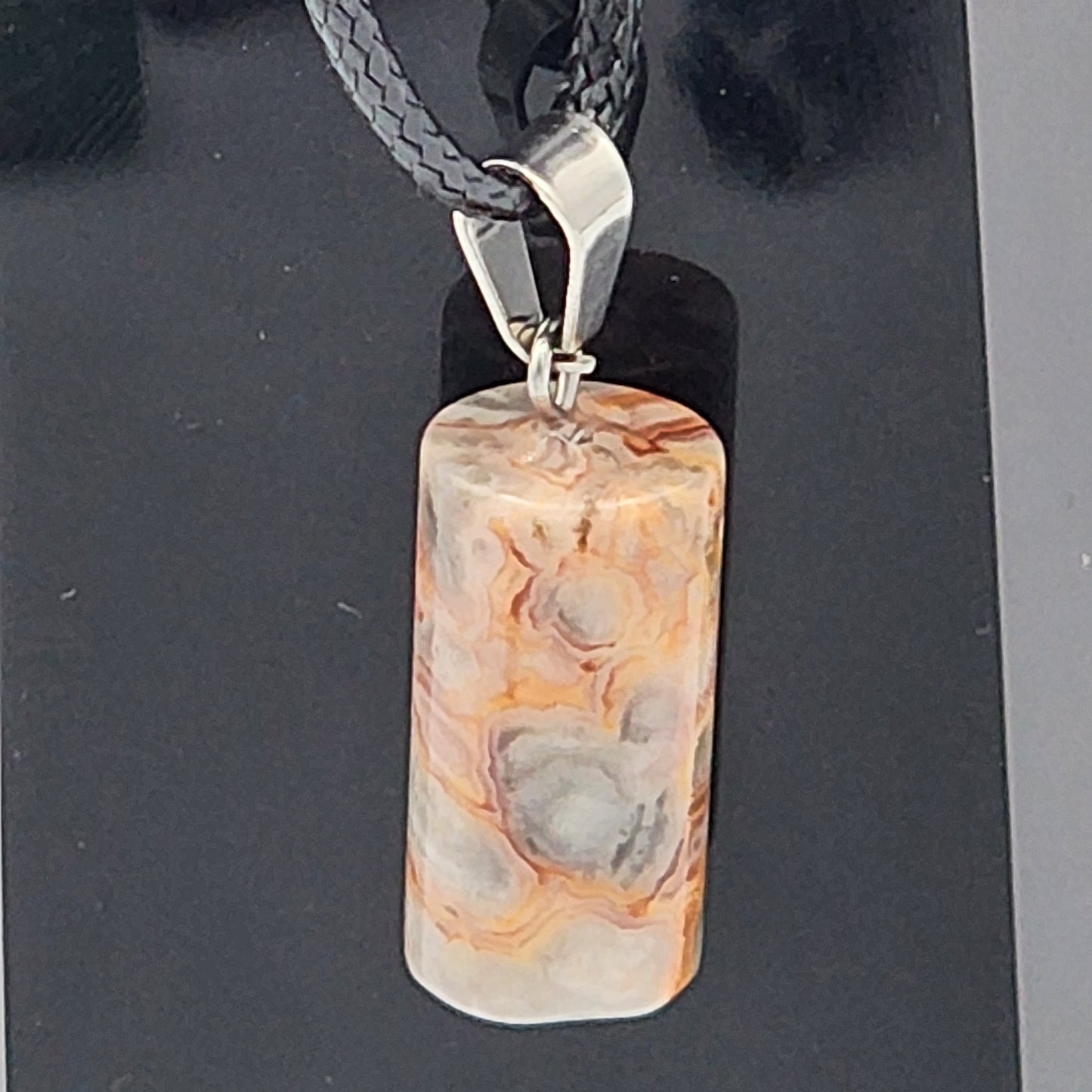 Crystal Cylinder Pendant