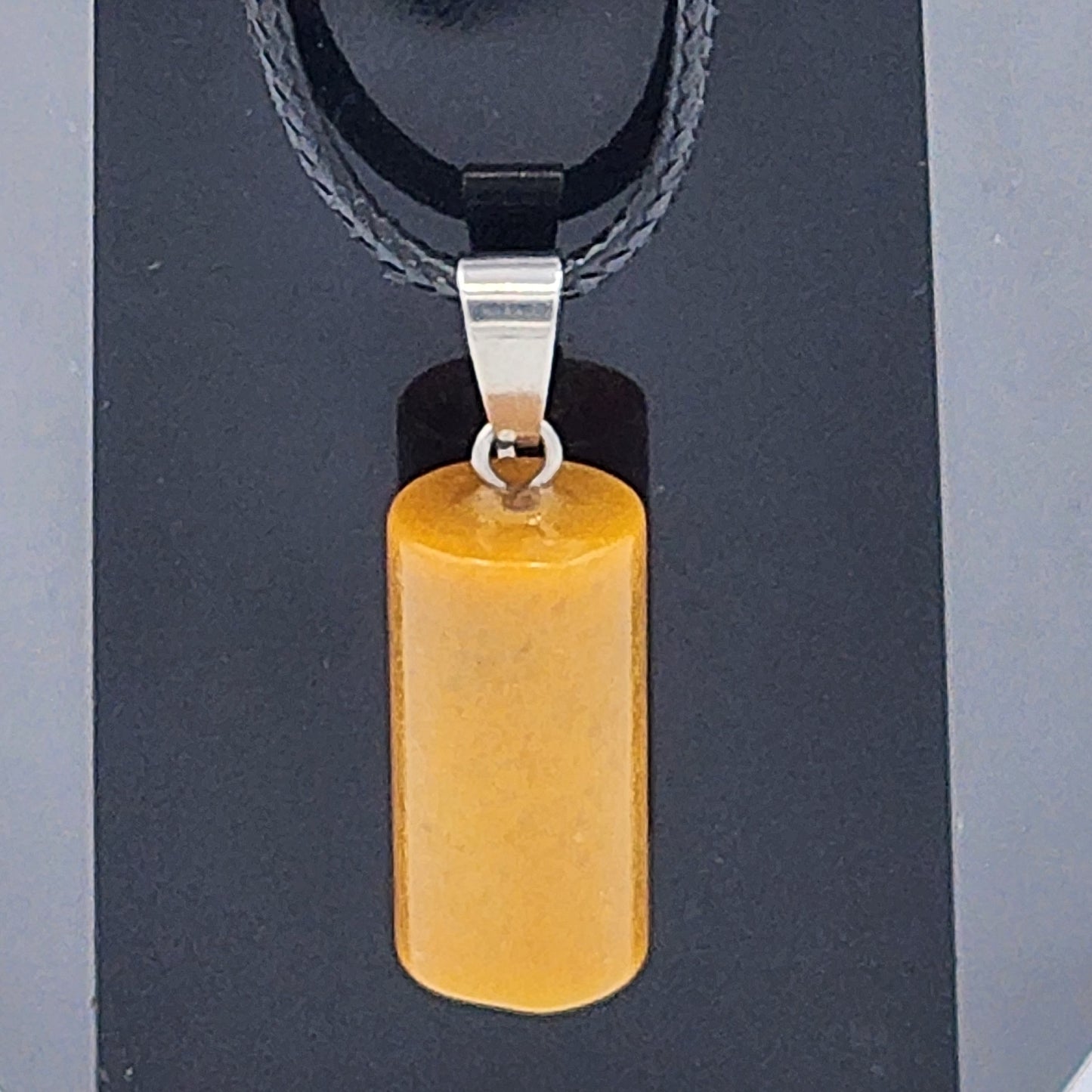 Crystal Cylinder Pendant