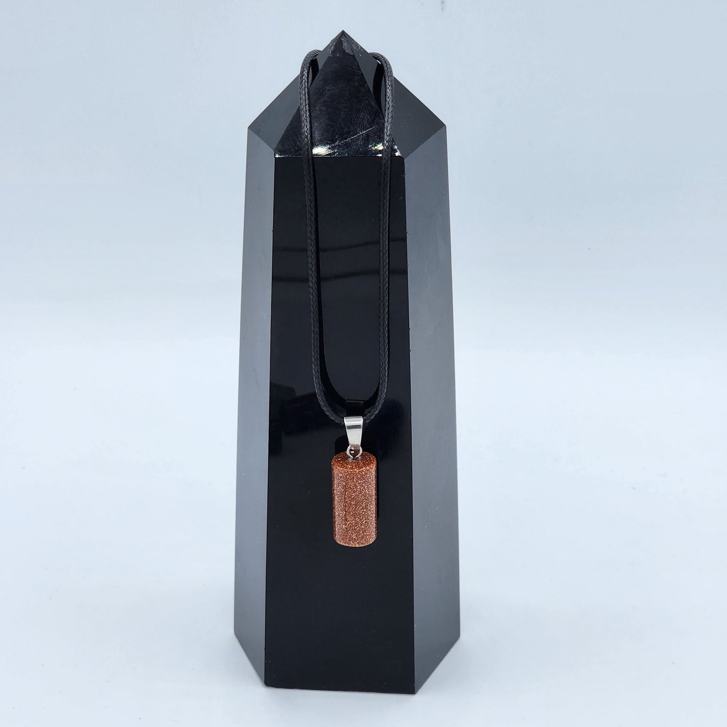 Crystal Cylinder Pendant