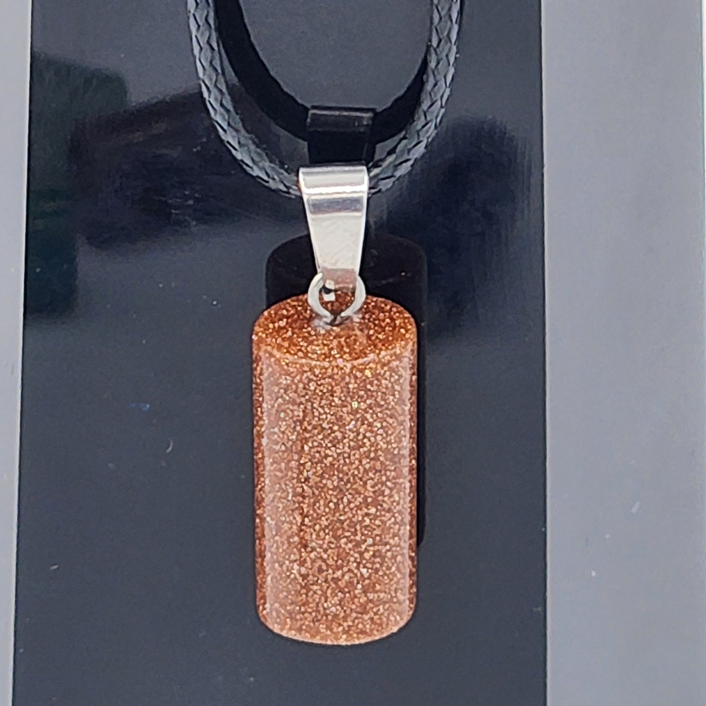 Crystal Cylinder Pendant