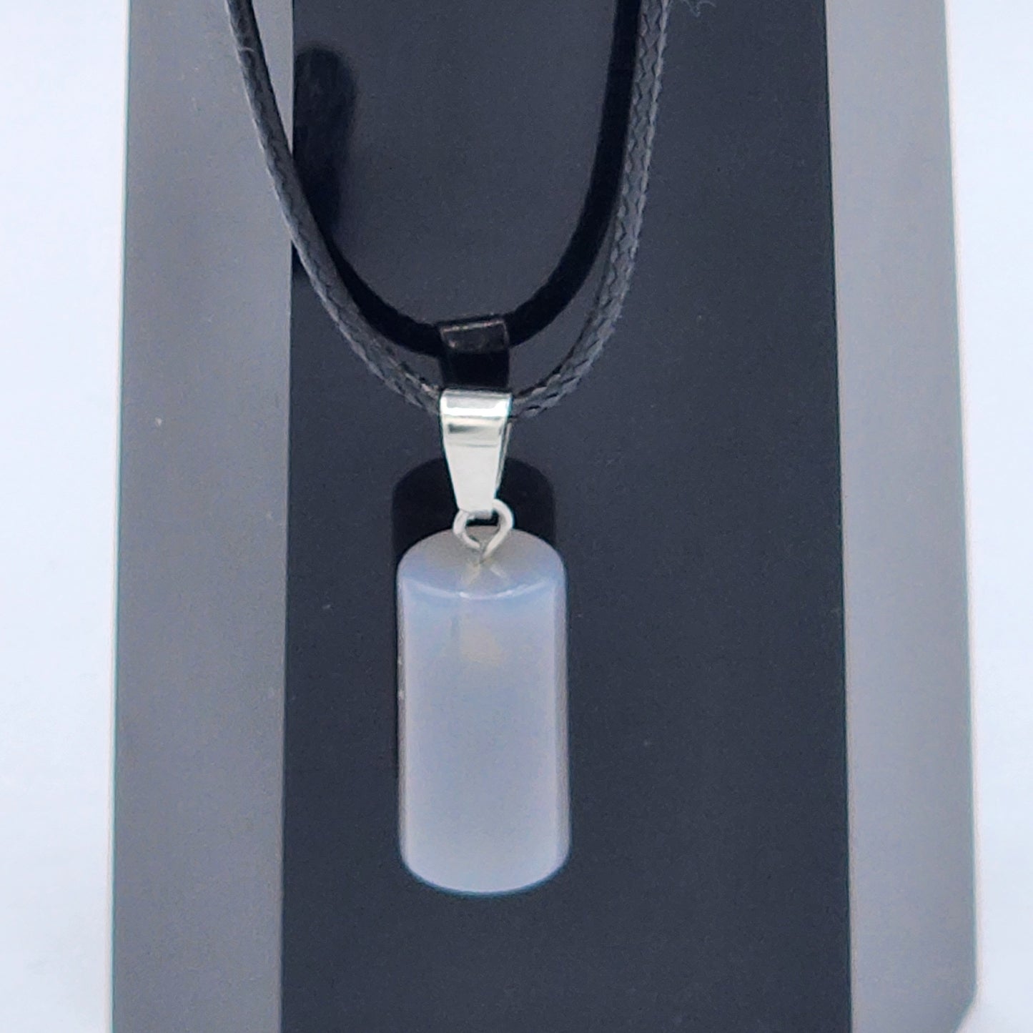 Crystal Cylinder Pendant