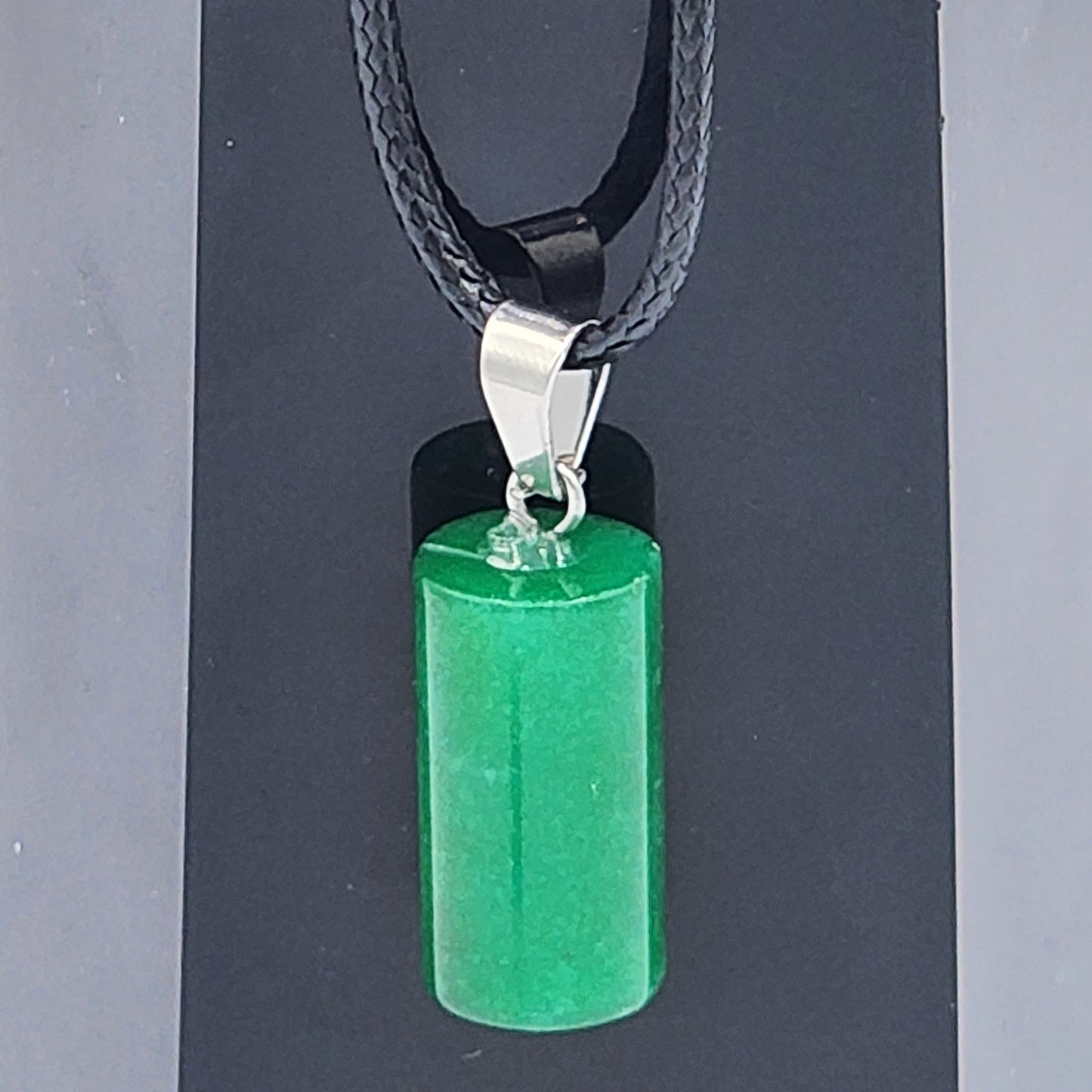 Crystal Cylinder Pendant