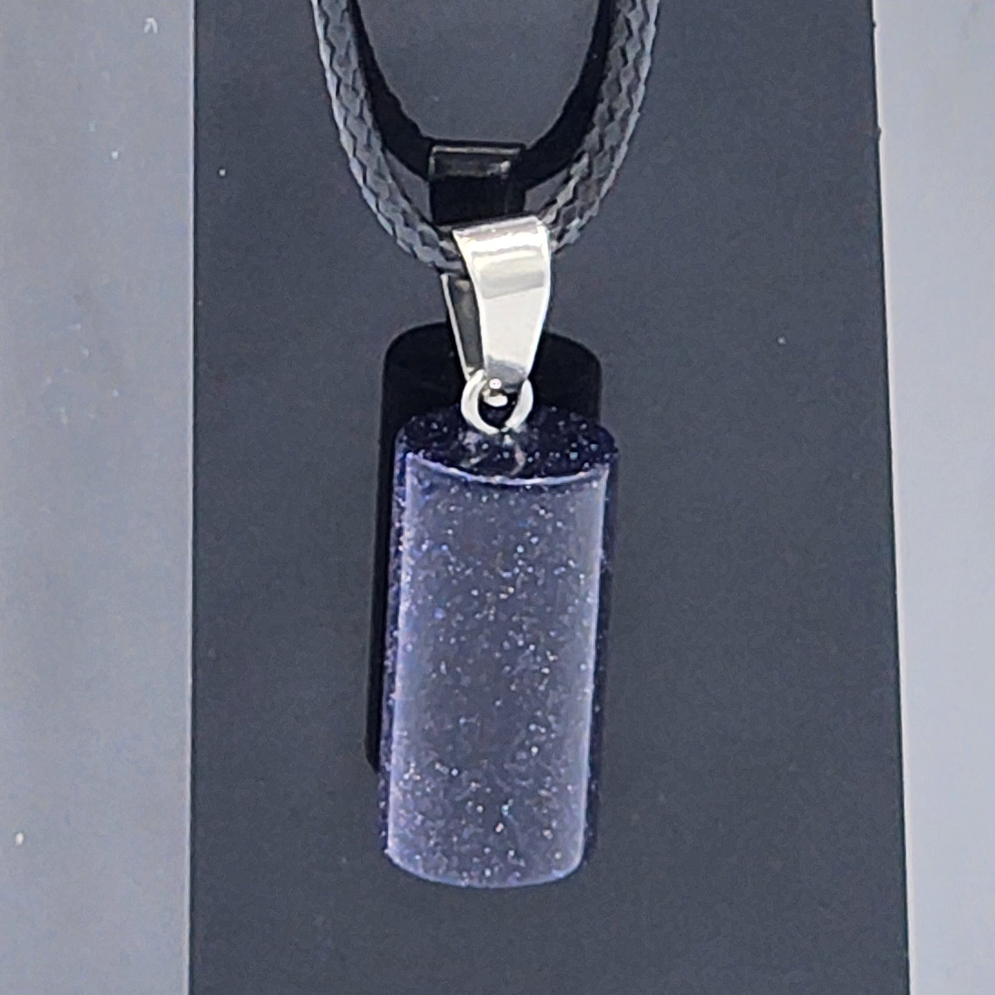 Crystal Cylinder Pendant