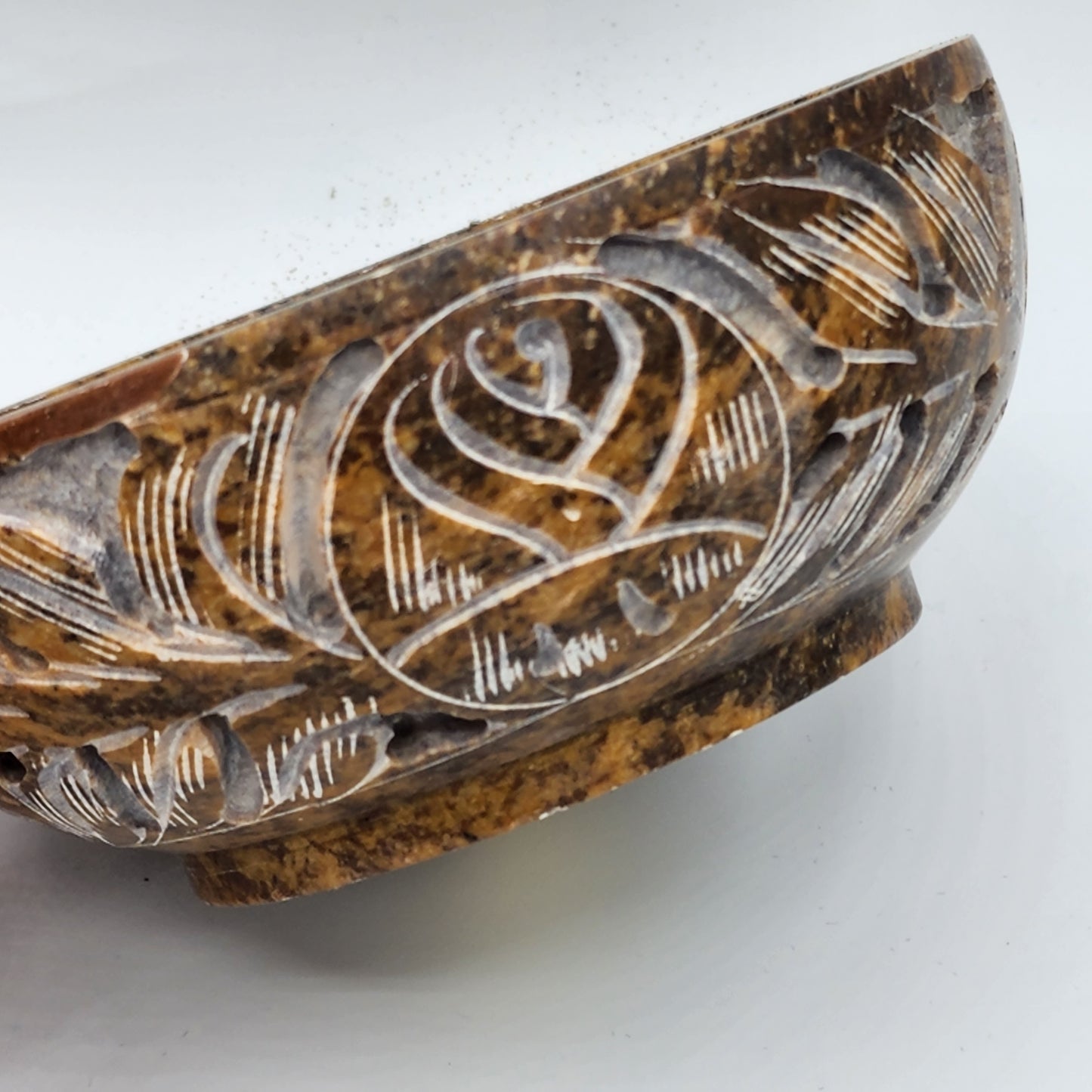 Soap Stone Bowl - Dark Brown