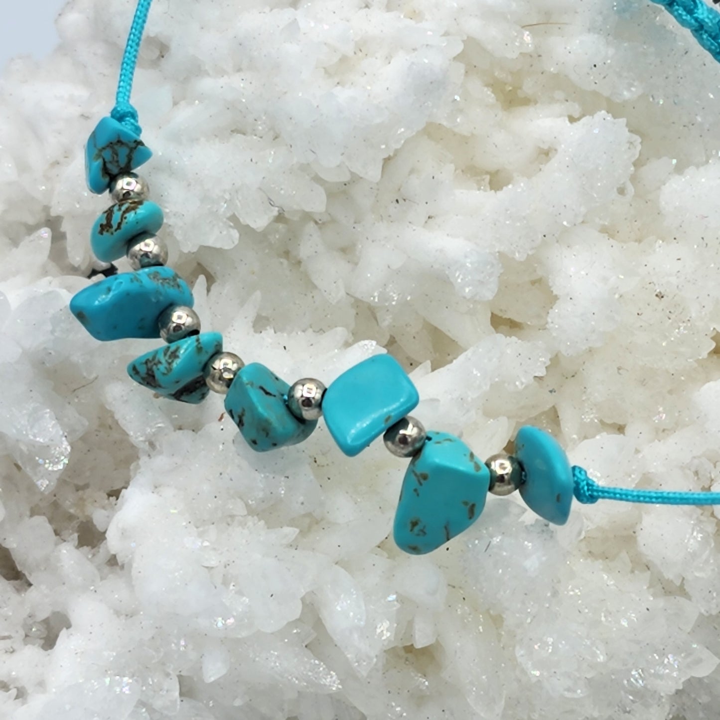 Fine Crystal Chip Bracelet / Anklet