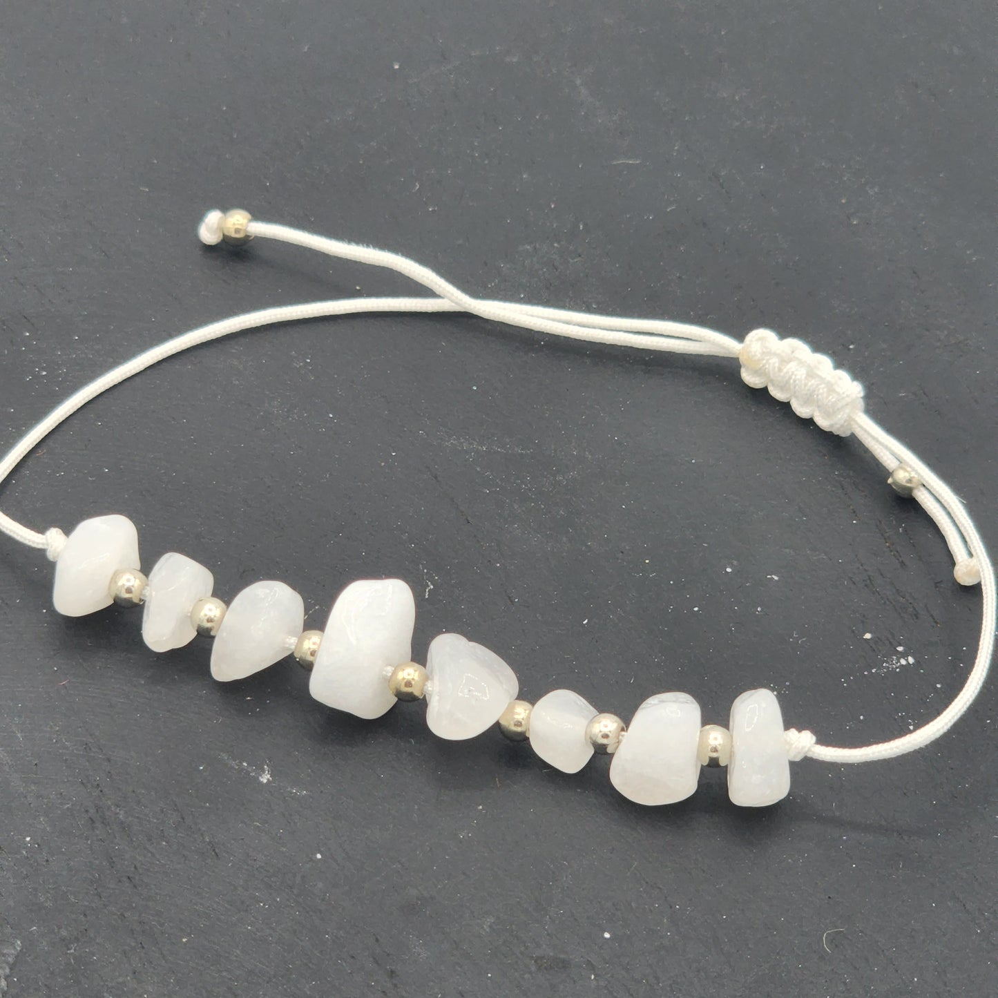 Fine Crystal Chip Bracelet / Anklet