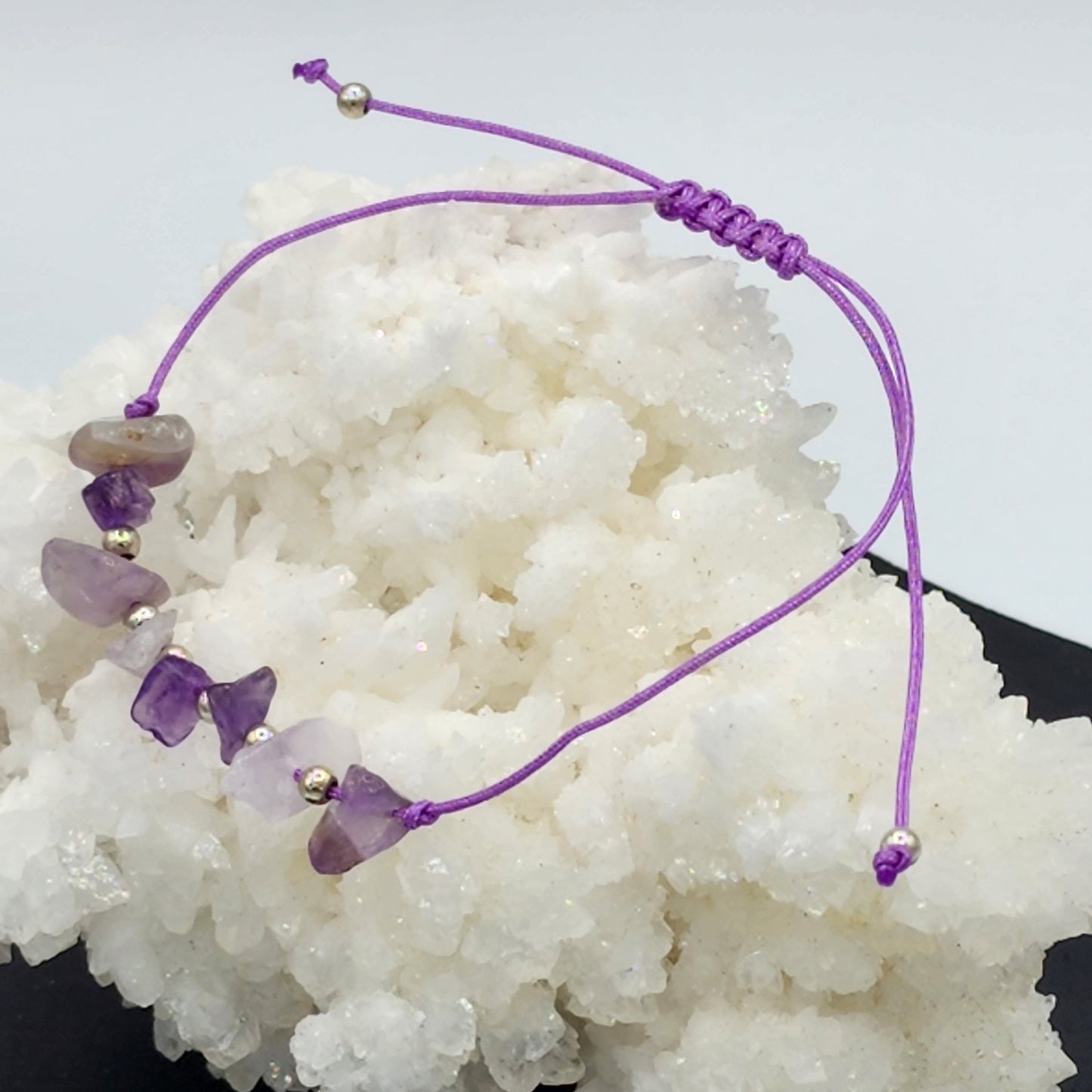 Fine Crystal Chip Bracelet / Anklet