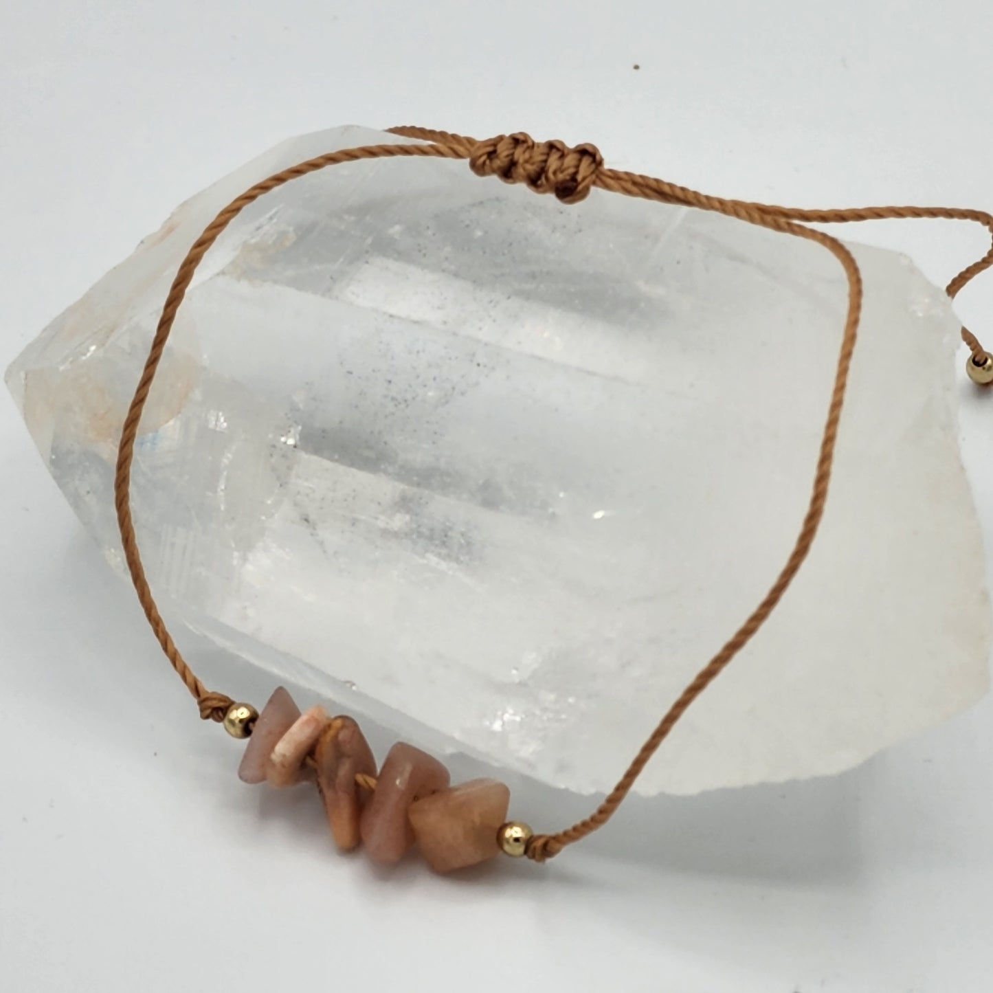 Fine Crystal Chip Bracelet / Anklet