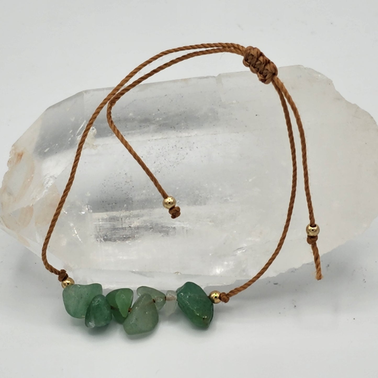 Fine Crystal Chip Bracelet / Anklet