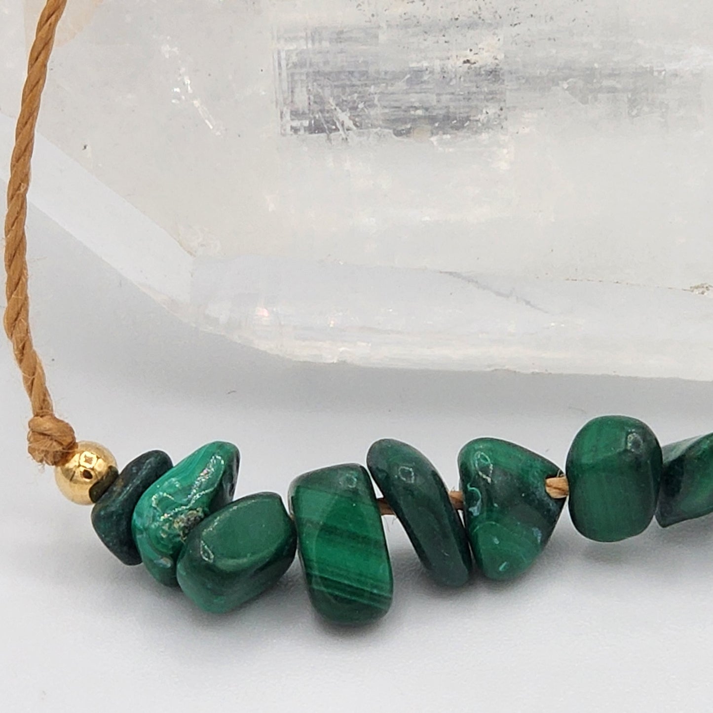 Fine Crystal Chip Bracelet / Anklet