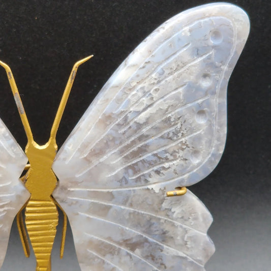 Crystal Butterfly Carvings