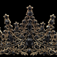 Tiara / Crown - Gold and Black