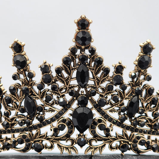 Tiara / Crown - Gold and Black