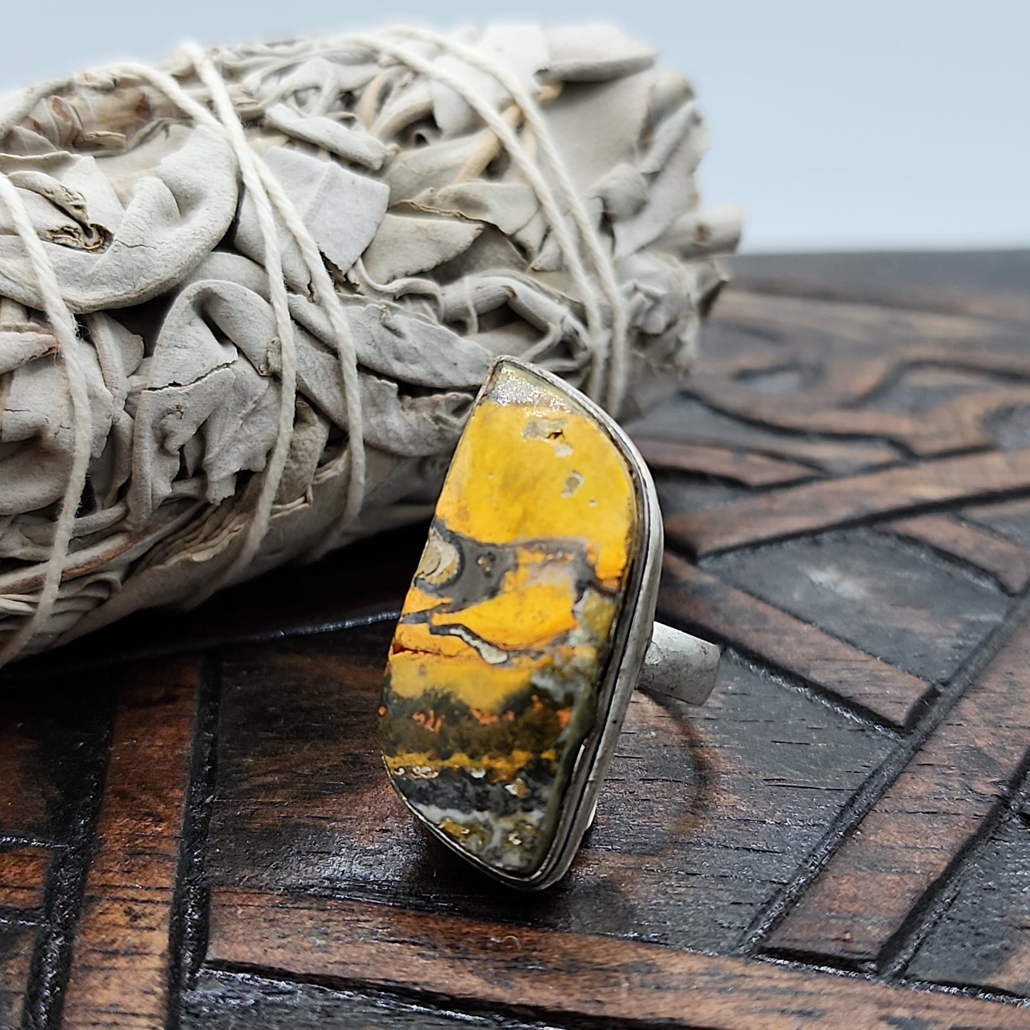 Bumblebee Jasper Ring