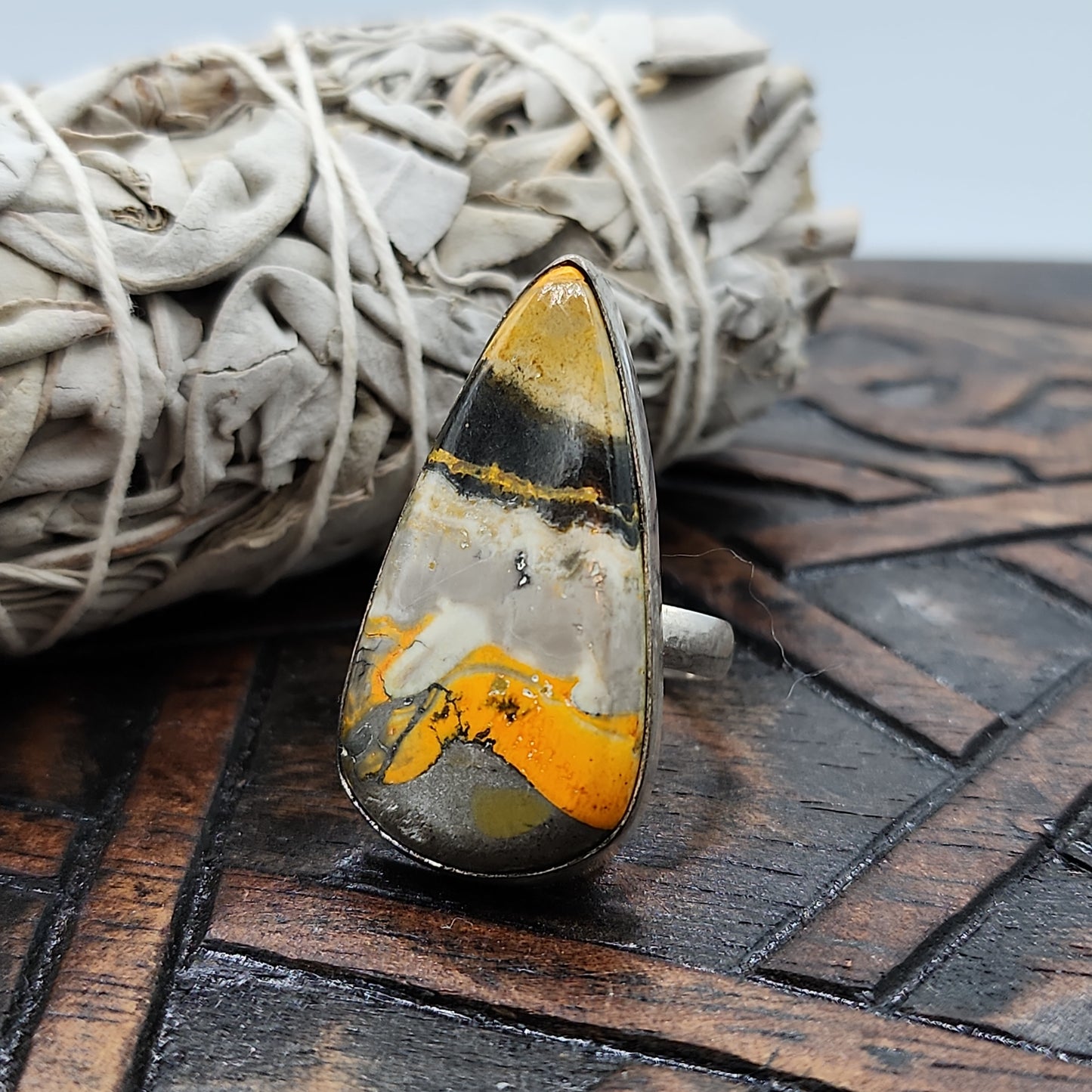 Bumblebee Jasper Ring