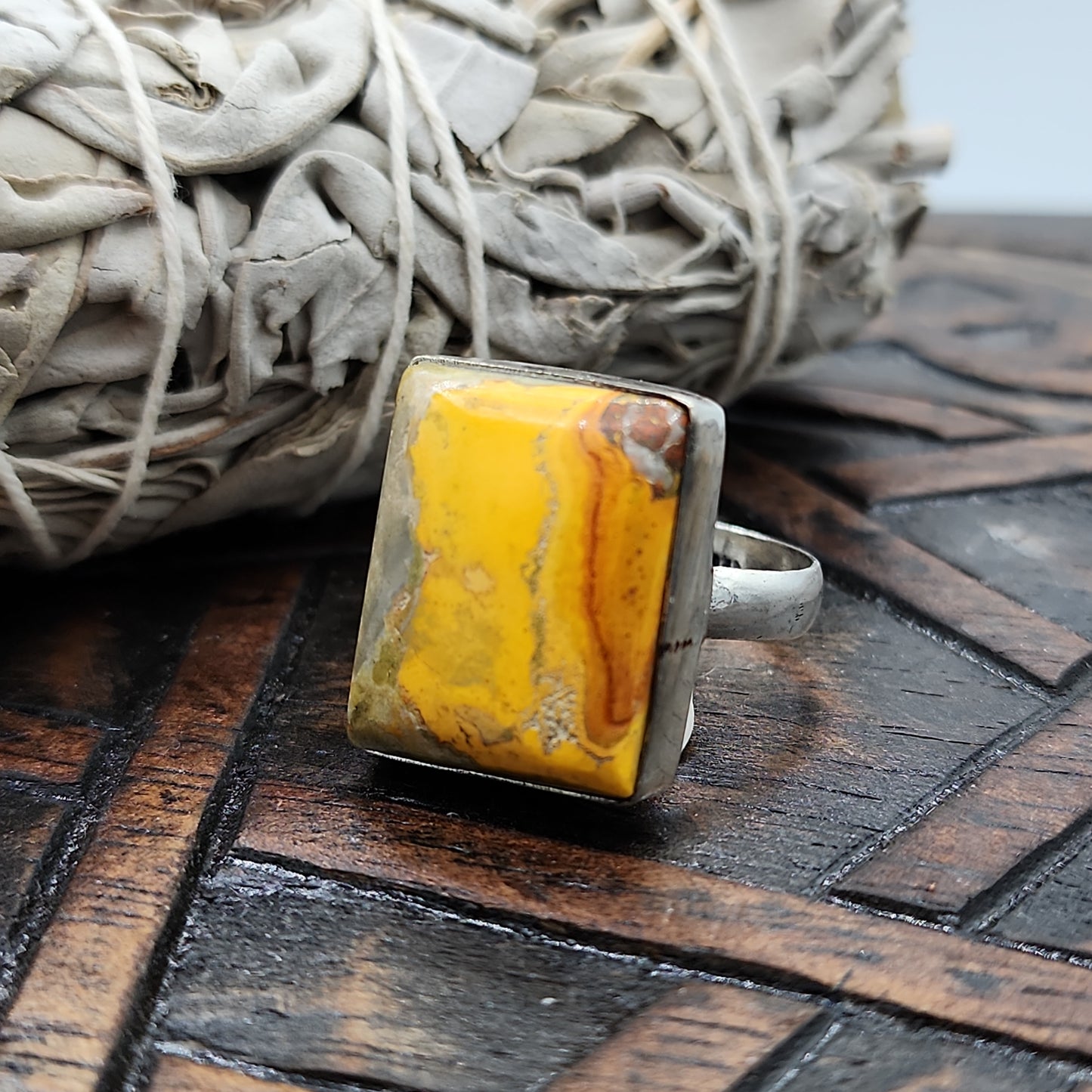 Bumblebee Jasper Ring