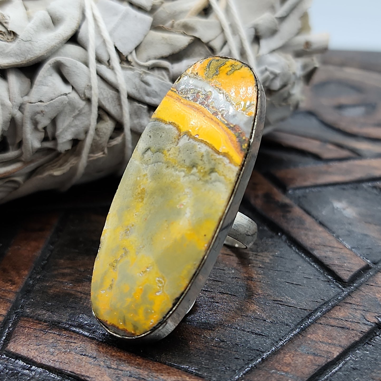 Bumblebee Jasper Ring