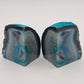 Green Agate Bookends