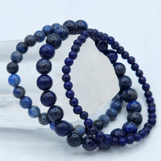Lapis Lazulis  Beaded Bracelet