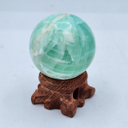 Carribean Calcite   Crystal Sphere